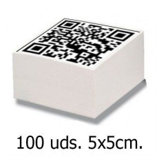 Pack 100 pegatinas 5x5cm